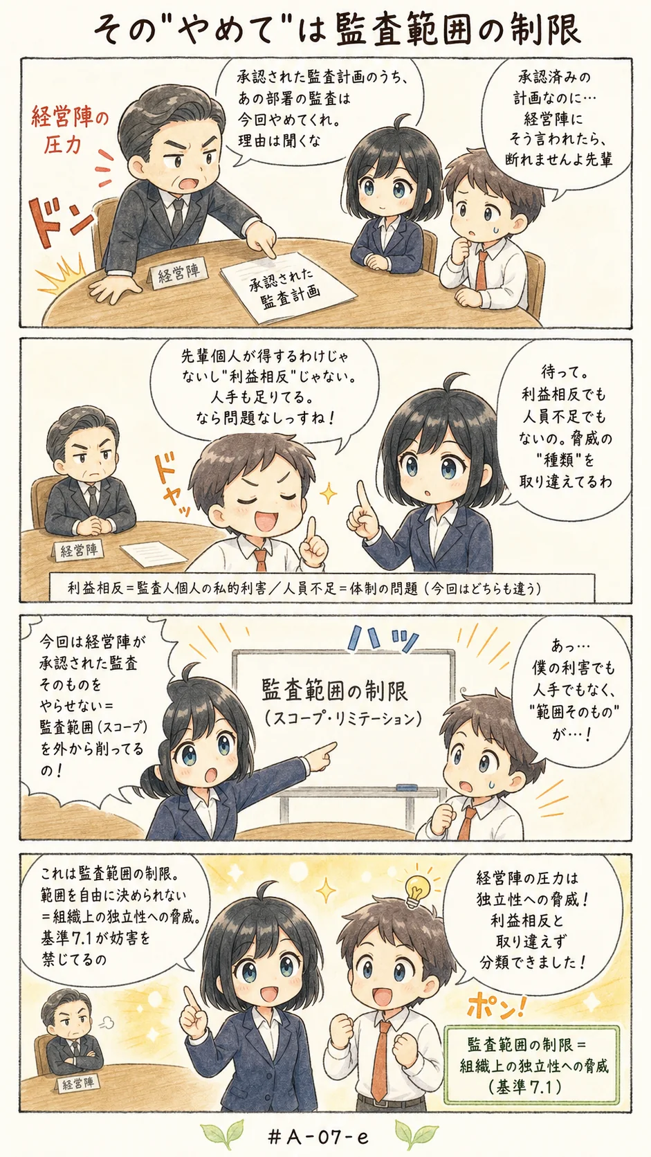 4コマ漫画: 範囲・アクセスの制限