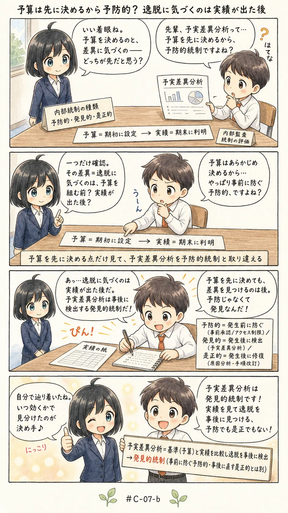 4コマ漫画: コントロールの種類