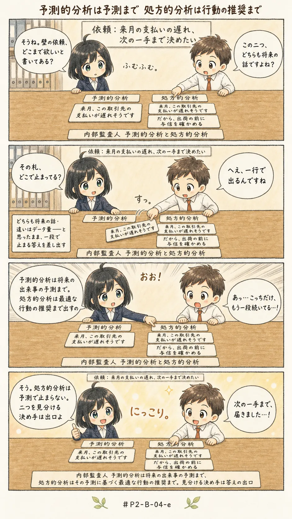 4コマ漫画: 手法の使い分け
